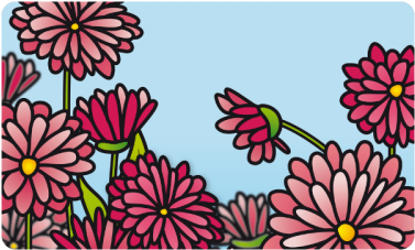 Chrysantenum Flower Field Pink Floral Doormat - Feld Des Gelben Chrysantheme-blumen Runder Magnet 5,1 (500x500), Png Download