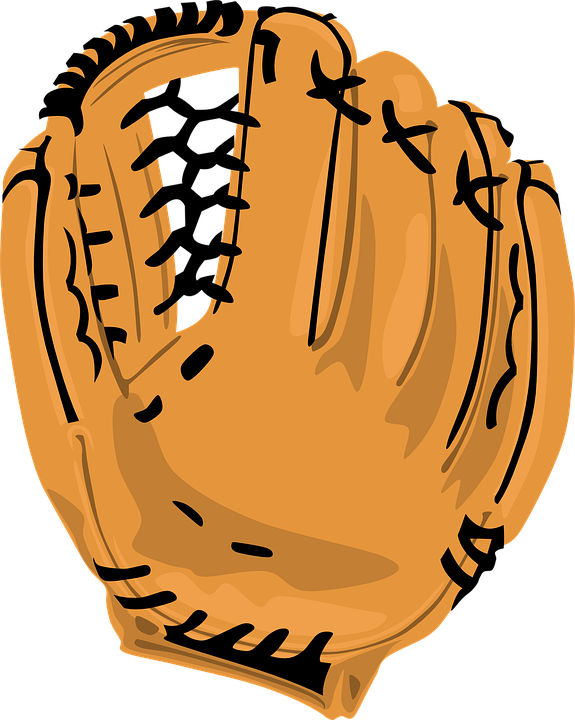 H Bomb Clipart Baseball - Baseball Glove Clipart Png (575x720), Png Download