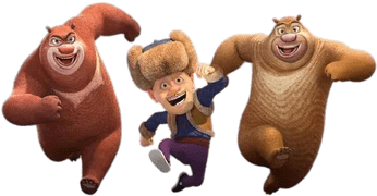 Boonie Bears And Vick The Logger - Boonie Bears El Gran Secreto 2018 (400x400), Png Download