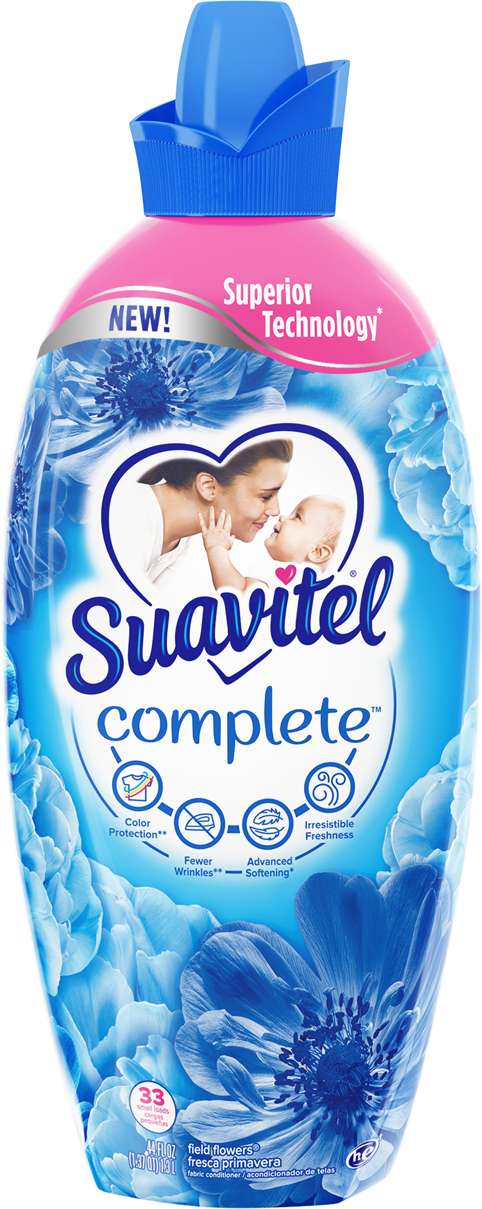 Suavitel Complete Fabric Softener, Field Flowers - Suavitel Complete Png (2500x2500), Png Download