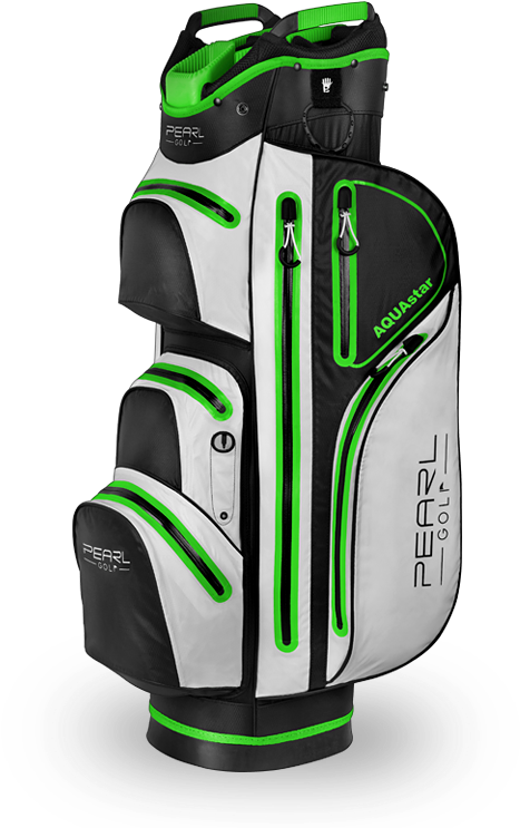 Aquastar Cart Bag Black Green - Aquastar Cartbag Schwarz (780x780), Png Download