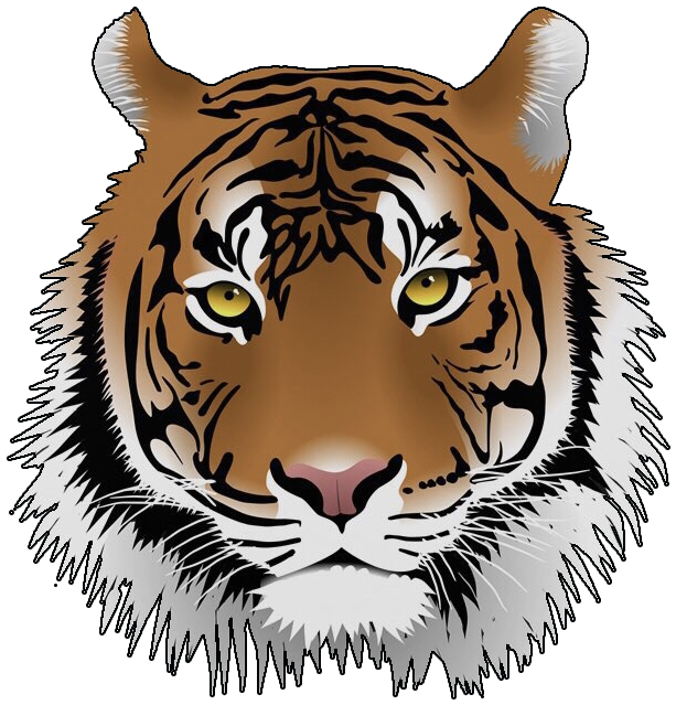 School Logo Image - Royal Bengal Tiger Logo Png (698x698), Png Download