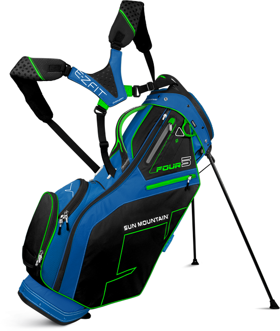 Lightweight Golf Stand Bag With Individual Club Dividers - Sun Mountain Three 5 2016 (550x650), Png Download