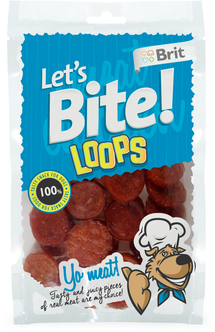 Brit Lets Bite Loops 80 G - Brit Lets Bite Chicken Twister O’chicken 80g (1200x1600), Png Download