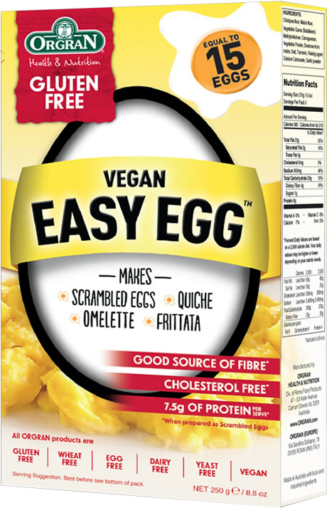 Easy Egg Orgran Sustituto Del Huevo - Orgran Gluten Free Vegan Easy Egg (550x775), Png Download