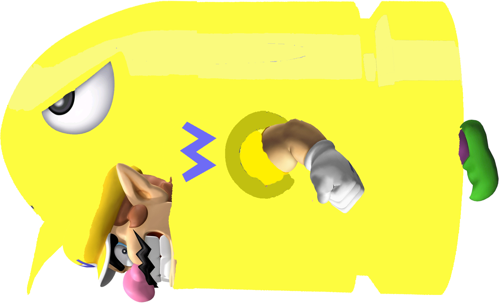 Bullet Wario - Wario (2000x2000), Png Download