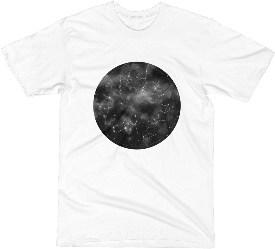 Unisex Short Sleeve T-shirt - Moon (1000x1000), Png Download