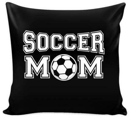 Soccer Mom Pillow Cover - Stencils Prints On Pillow Cover (480x480), Png Download