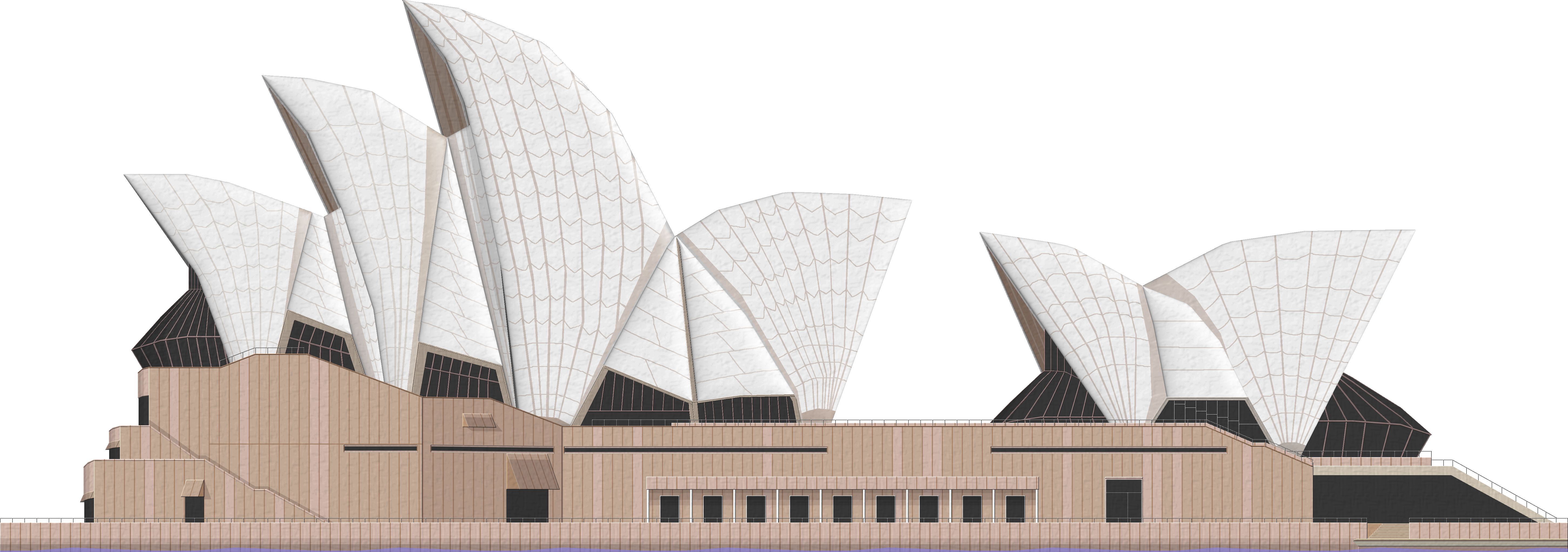 Sydney Opera House Png File - Sydney Opera House Png (5805x2043), Png Download