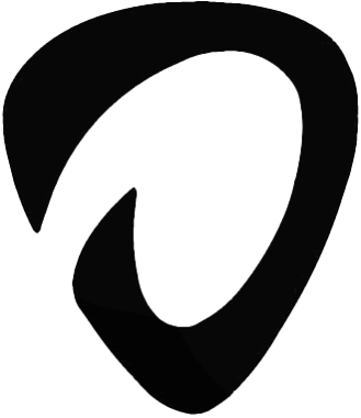 Logo For The Guitars I Build - Guitar Pick Logo Png (329x380), Png Download