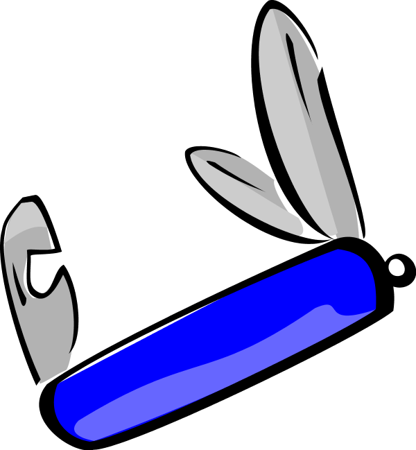 Ak 47 Gun Clip Art - Swiss Army Knife (600x649), Png Download