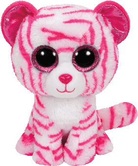 White Tiger - Asia The Tiger Beanie Boo (350x350), Png Download