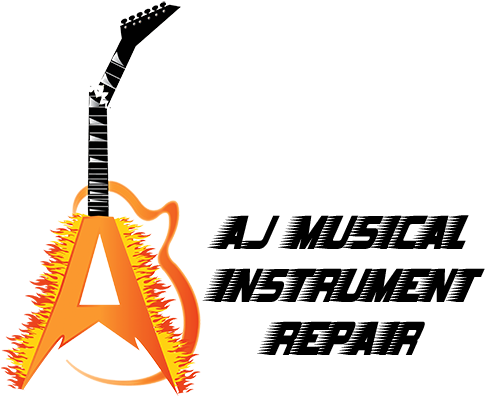 Aj Guitar Logo (495x400), Png Download