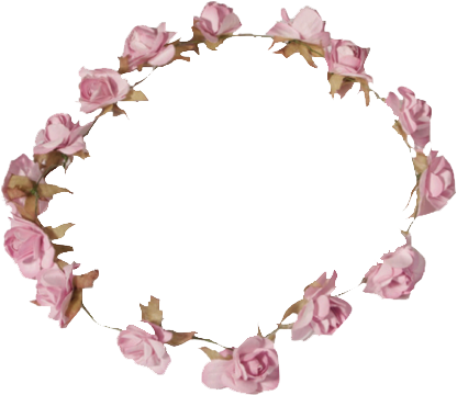 Flowers, Flower Crown, And Transparent Image - Flower Crown Background Transparent (500x411), Png Download