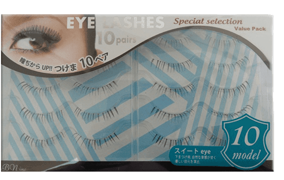 Korean Fashion False Eyelashes No - Eyelash Extensions (600x368), Png Download