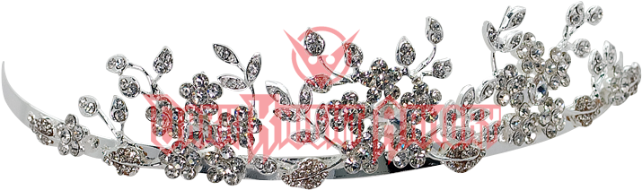 Rhinestone Flower Tiara - Tiara (714x714), Png Download