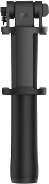 Xiaomi Selfie Pole Black Selfie-stick (360x438), Png Download