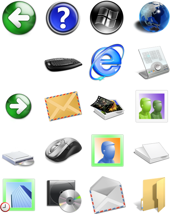 Search - Windows Longhorn Icon Pack (592x740), Png Download