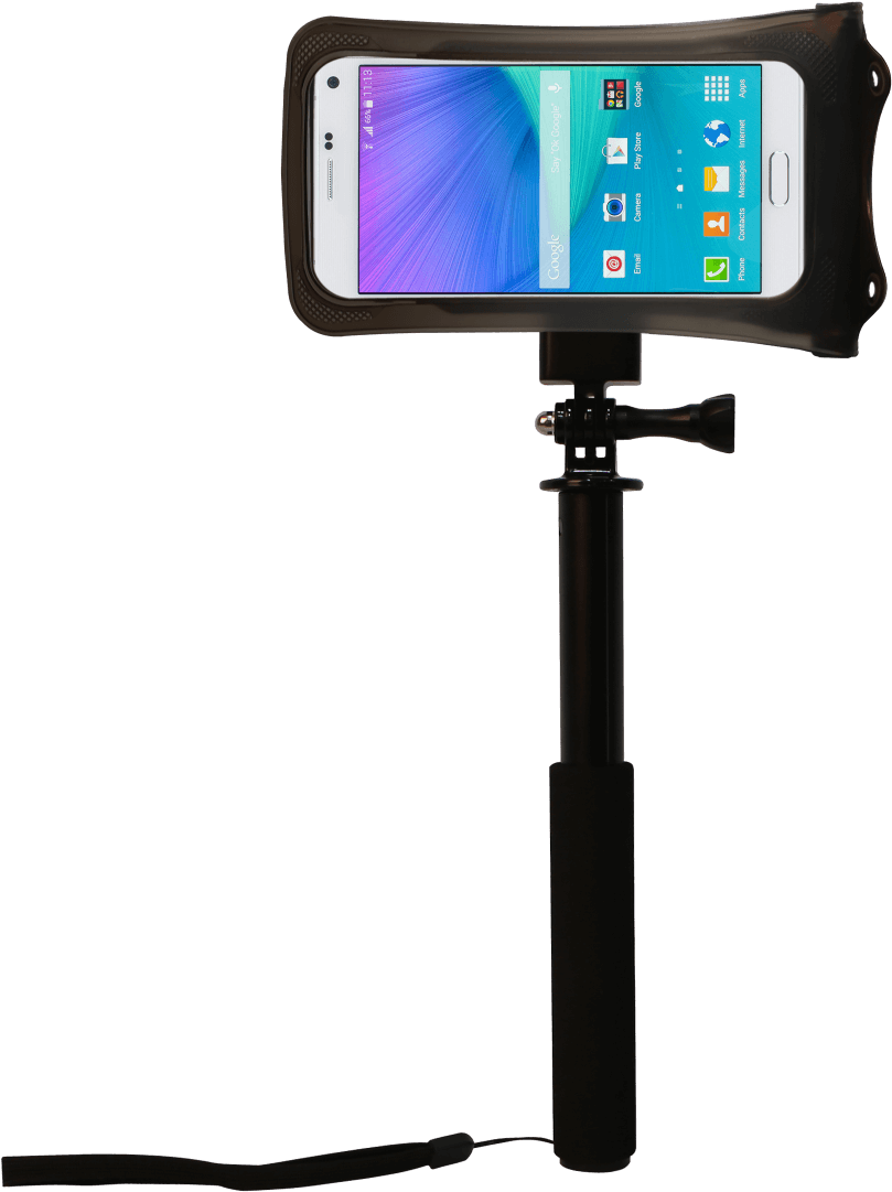 The Action Selfie Stick - Dicapac Darst-c1 Action Set (900x1200), Png Download