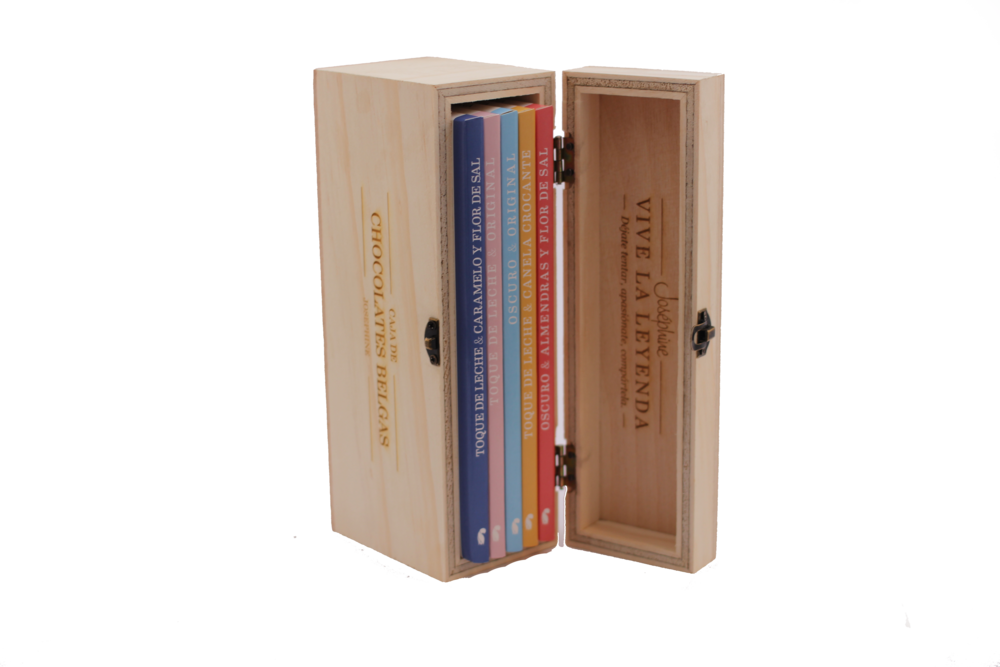 Caja De Chocolate Joséphine - Cajas De Madera Chocolates (1000x667), Png Download