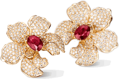 Pendientes Orquídeas Medium - Orquídeas Medium Ring (471x487), Png Download