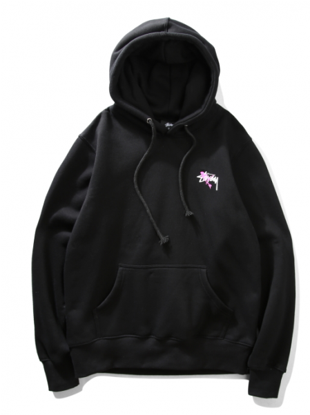 Stussy Splash Paint Logo Hooded Sweater - Hoodie (600x600), Png Download