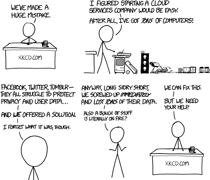 Xkcd Cloud (700x596), Png Download