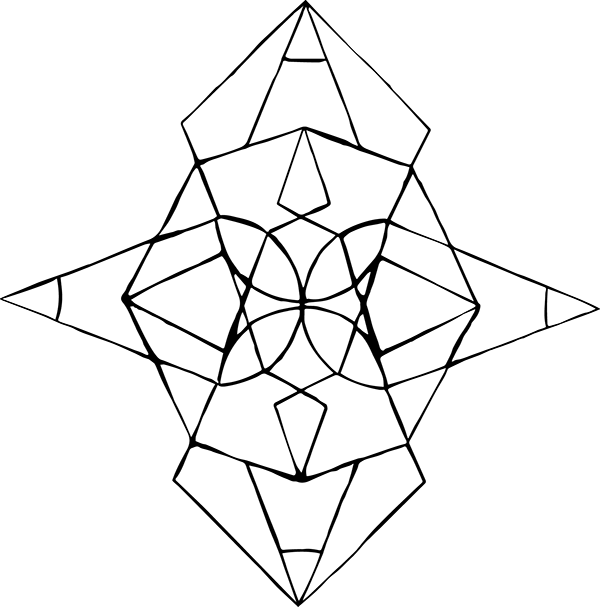 This Was One Of The Many Forms Discobered Within The - Circle Geometry Art Transparent (600x607), Png Download