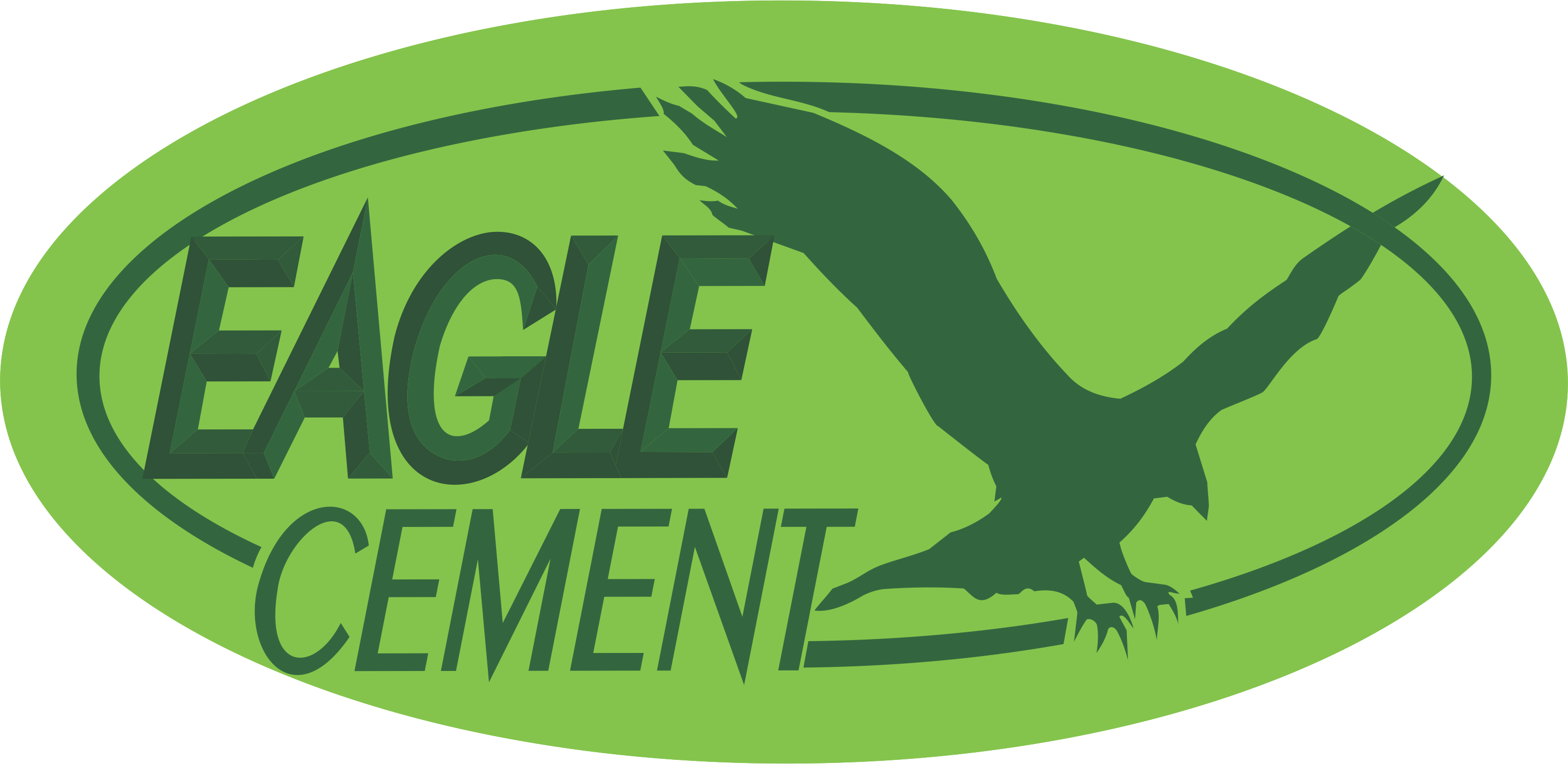 Eagle Cement Corporation - Eagle Cement Corporation Logo (3050x1486), Png Download