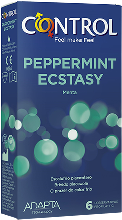 Peppermint Ecstasy - Control Control Peppermint Ecstasy 12 Unit - Condoms (560x560), Png Download