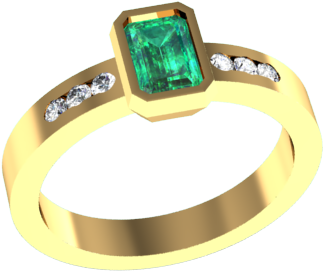Anillo Esmeralda - Ring (640x480), Png Download