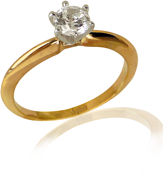 Anillo De Compromiso Magic Pequeño - Argolla De Compromiso Png (562x596), Png Download