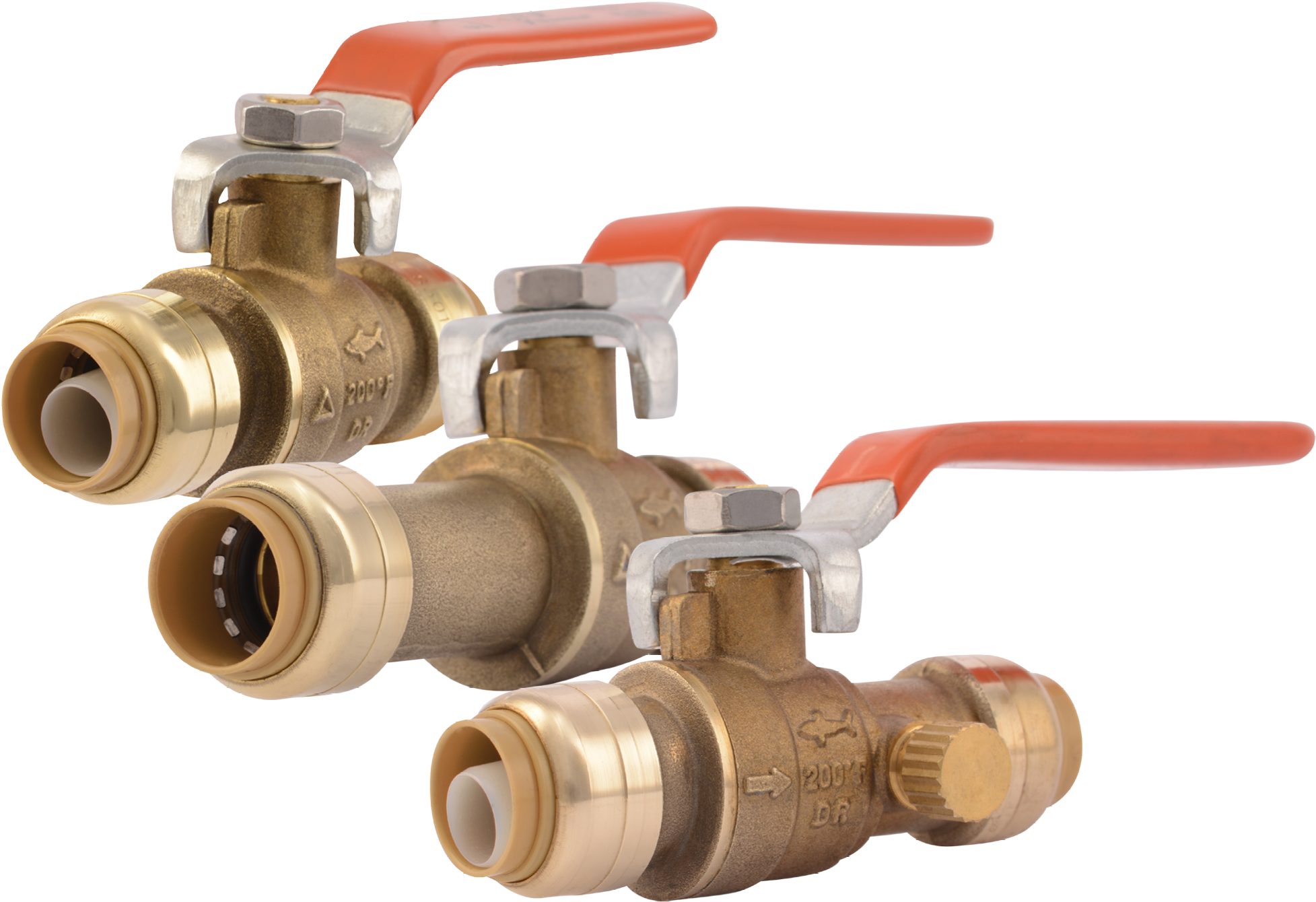 As The World Leader In Push To Connect Plumbing Systems, - Sharkbite/cash Acme 1/2" Slip Ball Valve (2083x2083), Png Download
