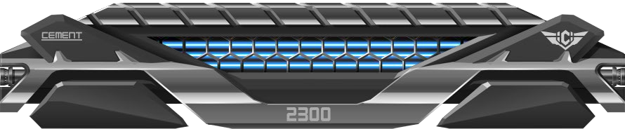 Nighthawk Cement - Grille (890x184), Png Download