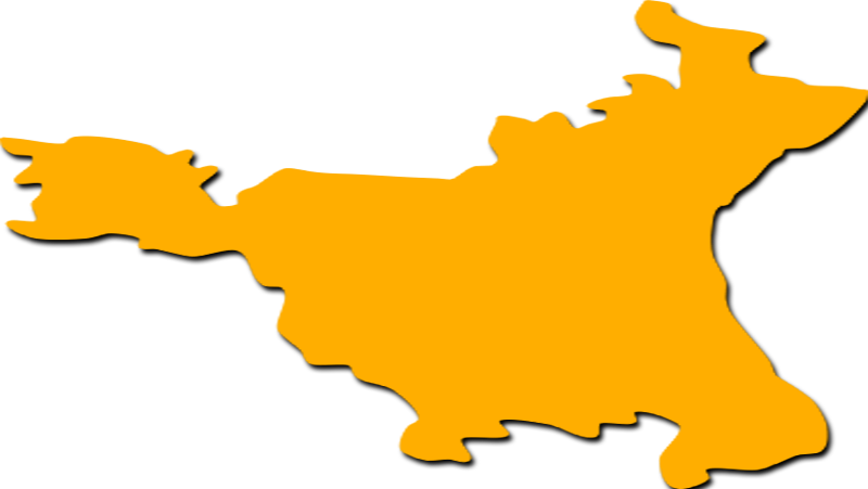 Haryana Map Png - Sarva Shiksha Abhiyan Recruitment 2018 Haryana (800x451), Png Download