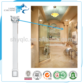 Light Weight Building Materials Pu Foam Roman Pillar - Iso 9001 (350x350), Png Download