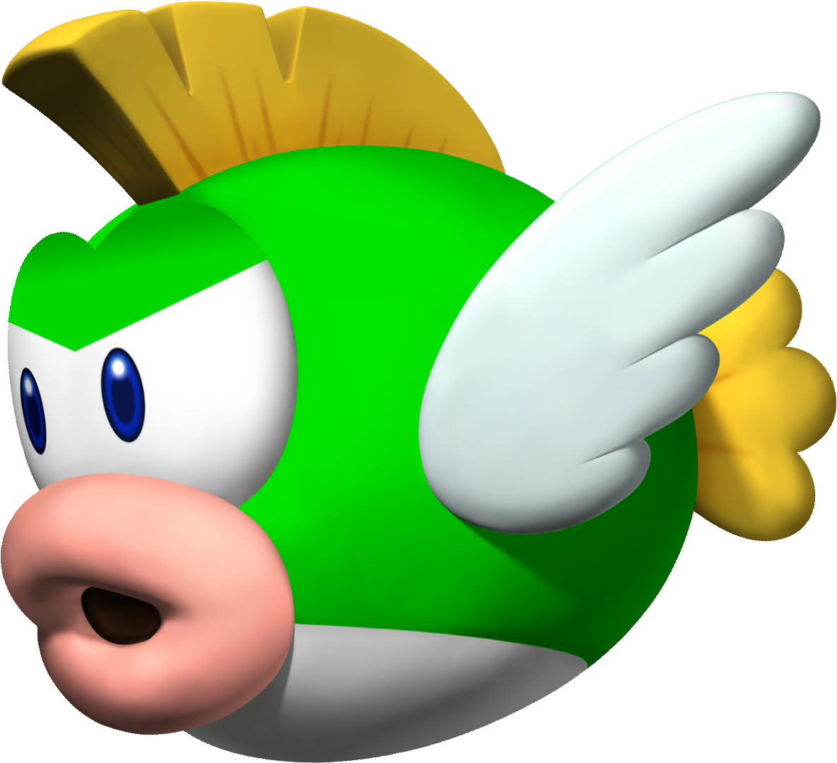 Deep-cheep Mario 2012 Game - Super Mario Deep Cheep (1400x1400), Png Download