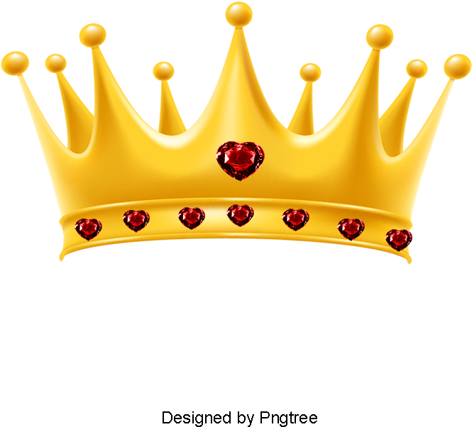 3d Diamond Crown Queen Of Love, Golden, Queen Png And - Desenho De Coroa Dourada (800x800), Png Download