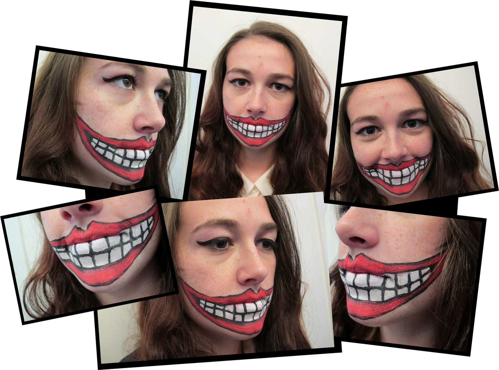Smile Make Up Look - Collage (1600x1186), Png Download
