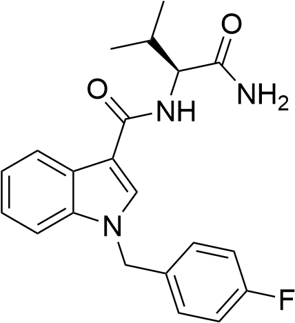 Ab-fubica Structure - 6 Chloroindole 2 Carboxylic Acid (445x483), Png Download