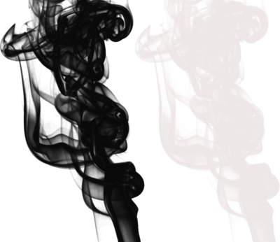 2 Smoke Psd, Free Vector - Black Smoke Png Transparent Hd (400x346), Png Download
