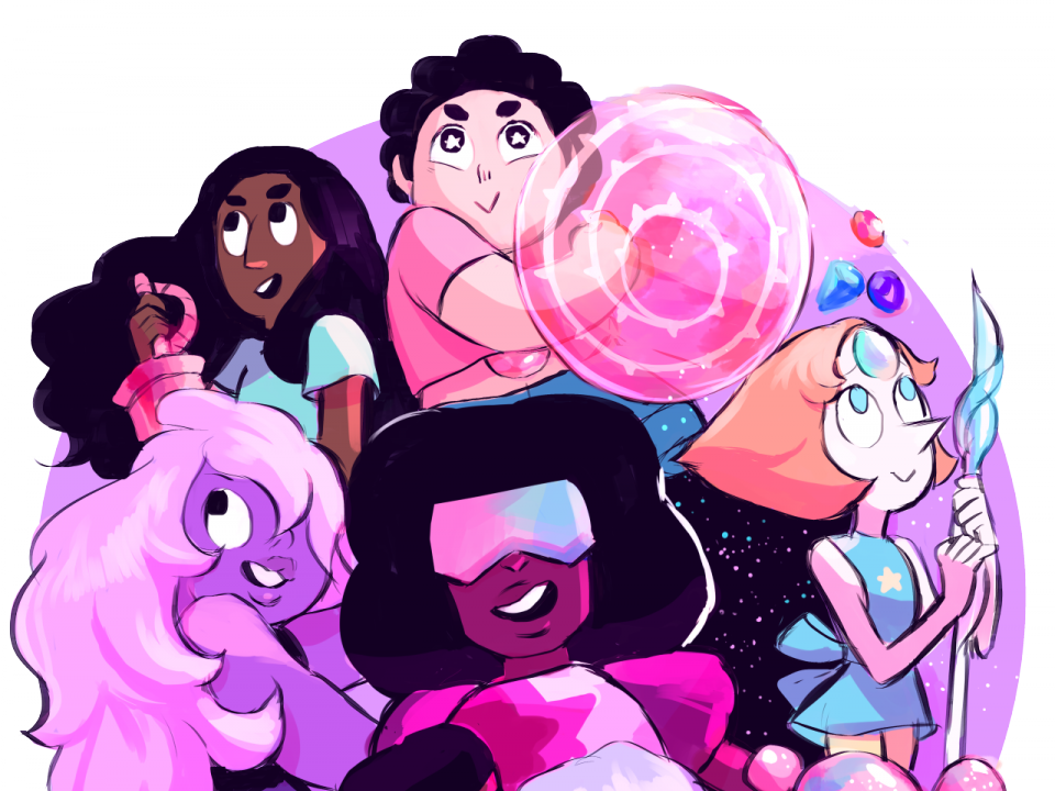 Dibujo - Steven Universe Stevonnie Fanart (960x720), Png Download