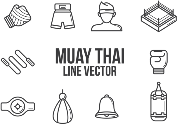 Vector De Iconos De Muay Thai - One Direction Wallpaper 2012 (669x490), Png Download
