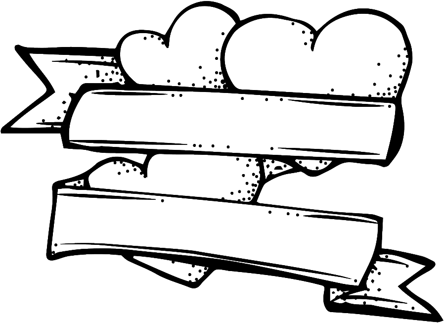 Blanco Y Negro Pintado A Mano Simples Pen Corazon Amor - Euclidean Vector (1024x1024), Png Download