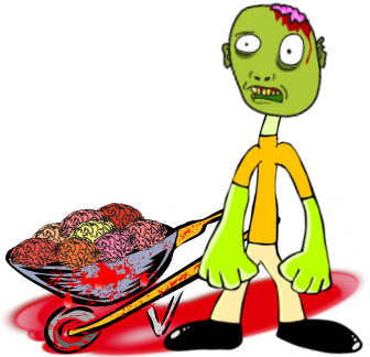 Dancing Zombie Bloody Wheelbarrow Animation Clipart - Bath Salts Made Me Do It Aluminum License Plate (350x350), Png Download