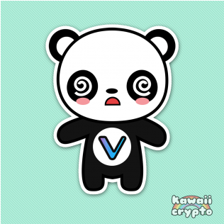 Vechain Panda - Confused - Learn Crypto - Kawaii Crypto- - Kawaii Sad (600x315), Png Download
