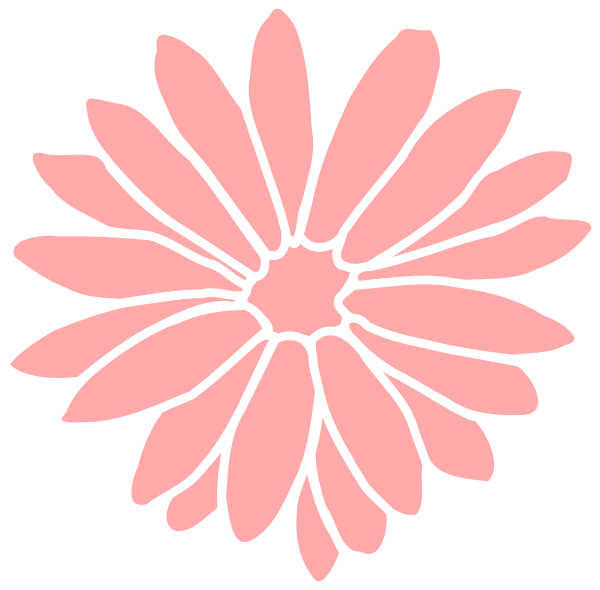 How To Set Use Dahlia Pink Clipart - Clip Art Of Dahlia Flower (600x590), Png Download