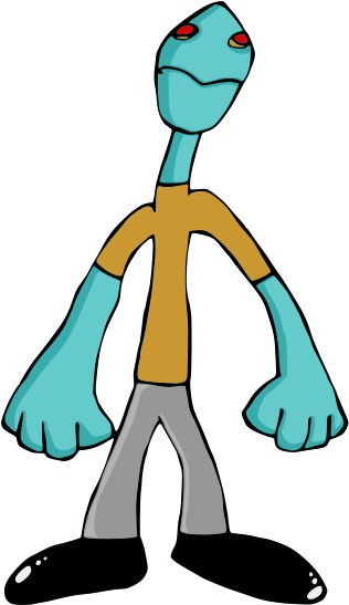 Zombie Clerk Redrawn Clipart Png - Zombie Clip Art Transparent (450x600), Png Download