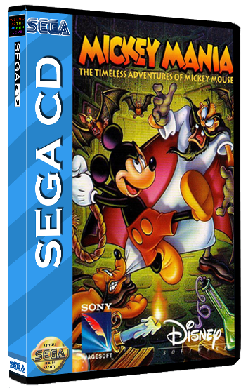 Mickey Mania (u) - Sega Mega Drive Game Mickey Mania (425x618), Png Download
