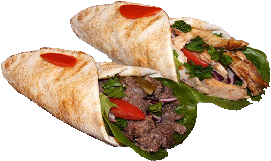 See Menu & Order - Shawarma Sandwich (580x375), Png Download
